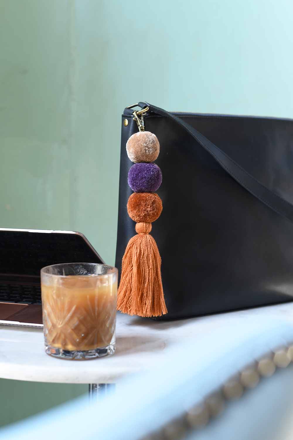 Mexican pom pom keychain online