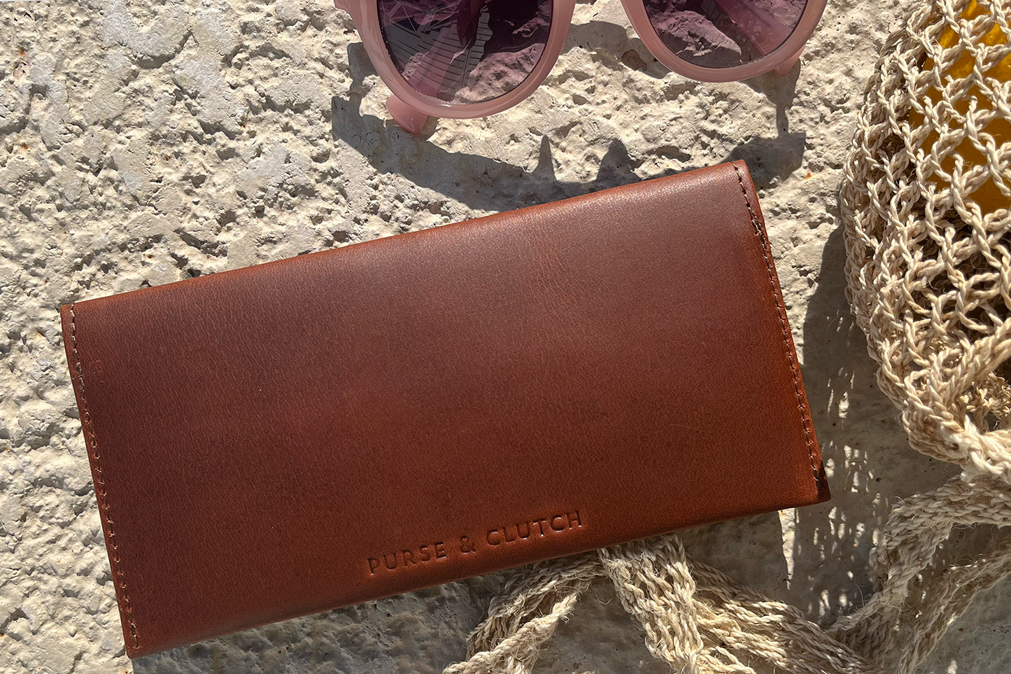 Buffalo leather sunglasses cases