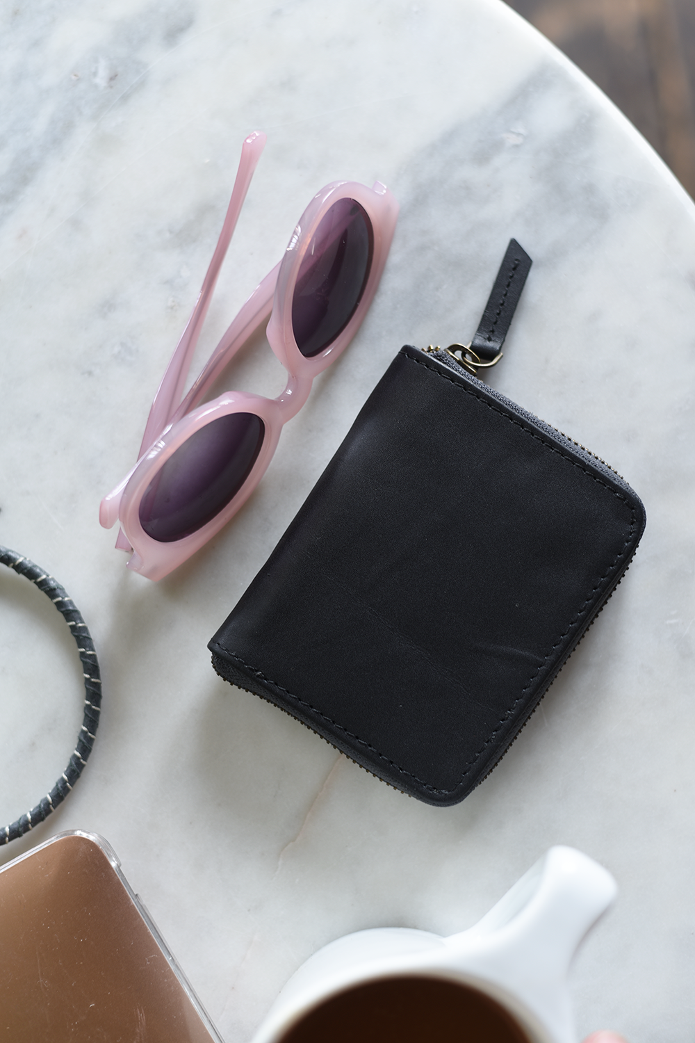 Slow fashion ethical leather wallet brand