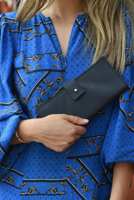 Classic Black Leather Wallet