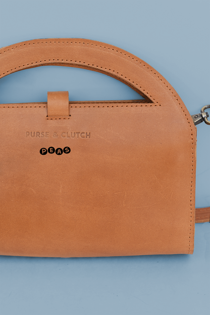 MADE TO ORDER - PEAS Clutch Crossbody