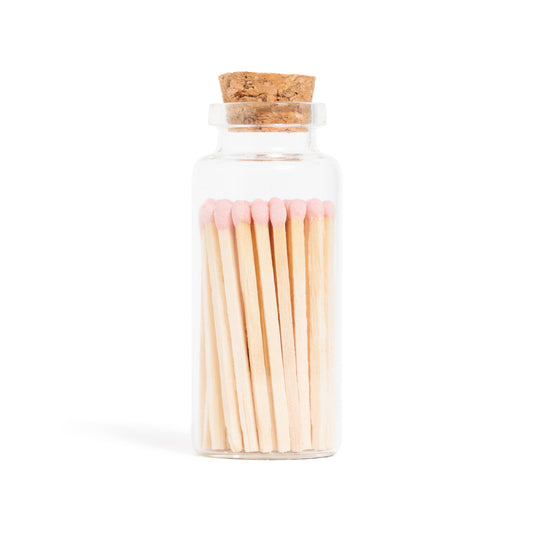 Adorable Pink Matches & Corked Vial