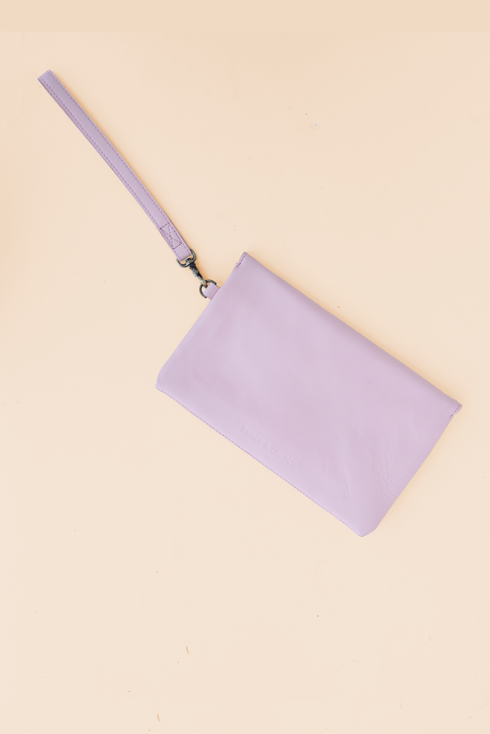 Pastel Pink Leather Clutches