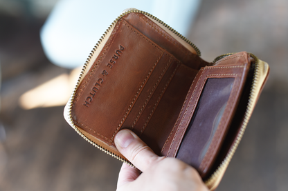 Small Zipper Wallet with lots of pockets and your logo