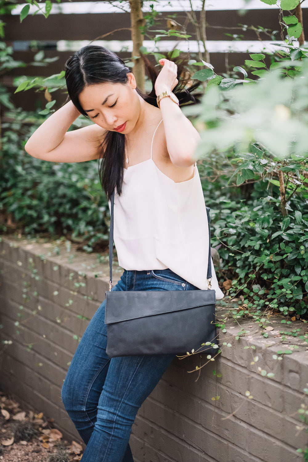 Ethically handmade convertible crossbody and clutch