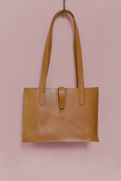 GEN Convertible Midsized Handbag, Caramel