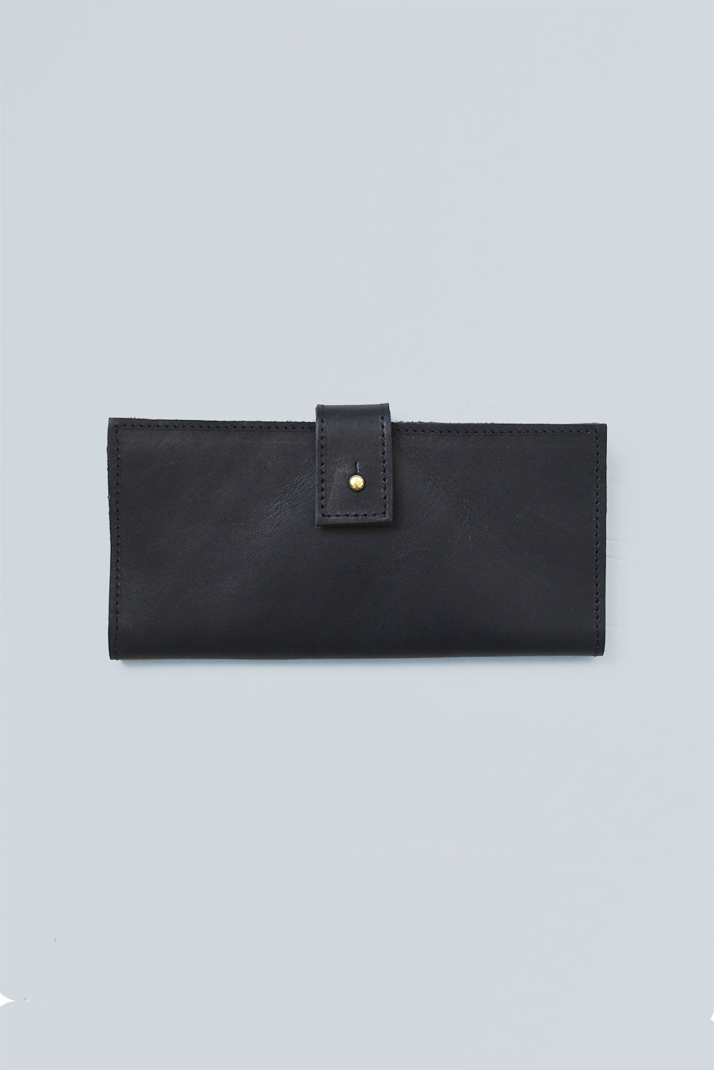 Custom white label black leather wallets for shops