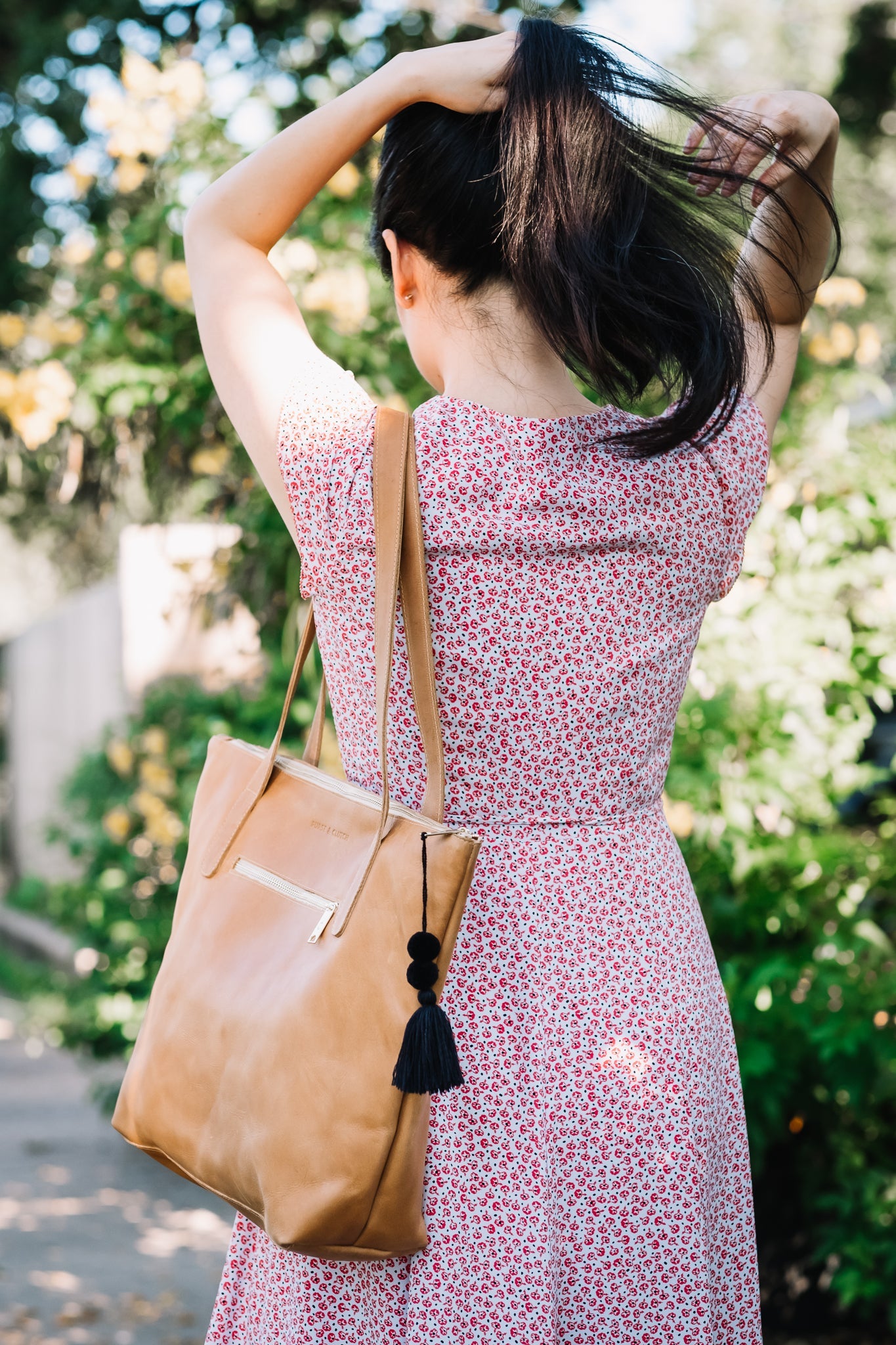 Ethical Fashion Leather Zippered Purse