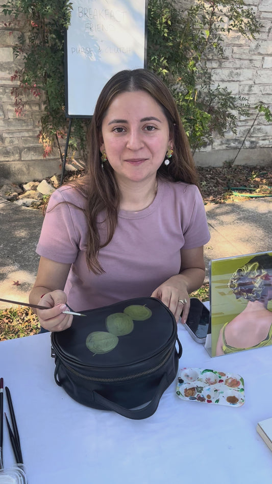 Breakfast Friend Olives Circle Crossbody