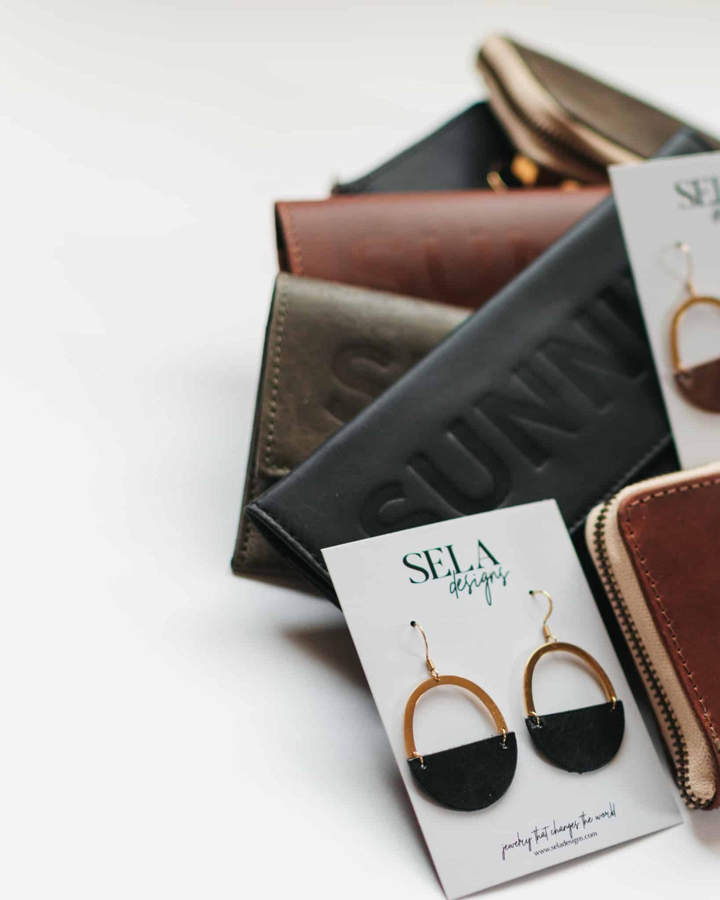 Remnant Leather Earrings
