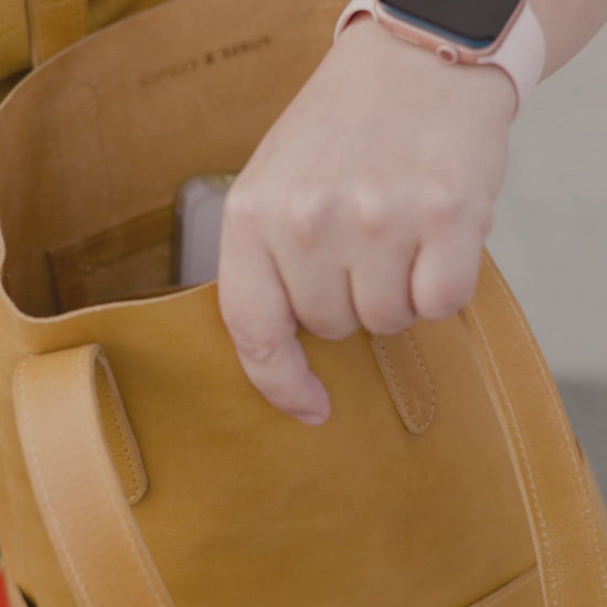Ethically handmade Leather totes from Ethiopia
