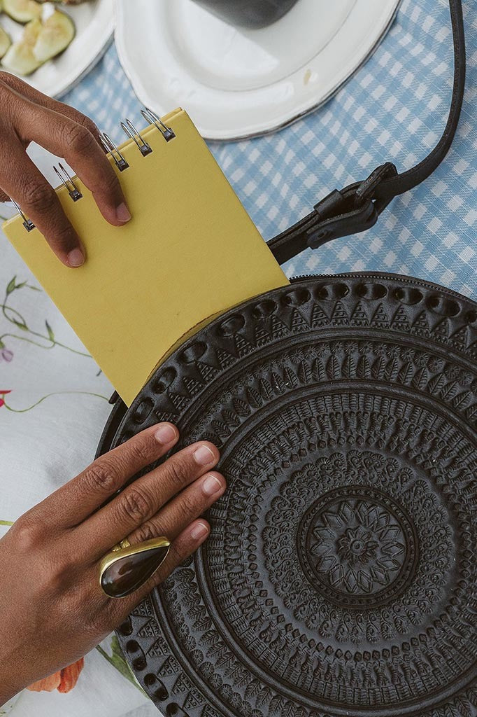 Hand Embossed Chiapas Leather Purses